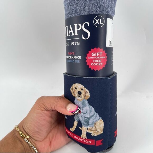 CHAPS The Spirited Tradition Men’s Grey Floral Short Sleeve Graphic Tee XL - Picture 6 of 11